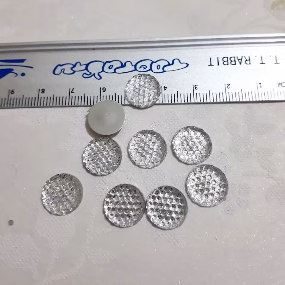 سنگ پلاستیکی نقره ای(بسته 10 عددی)