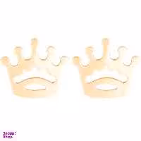 گوشواره طلا 18 عیار رزا مدل EG15