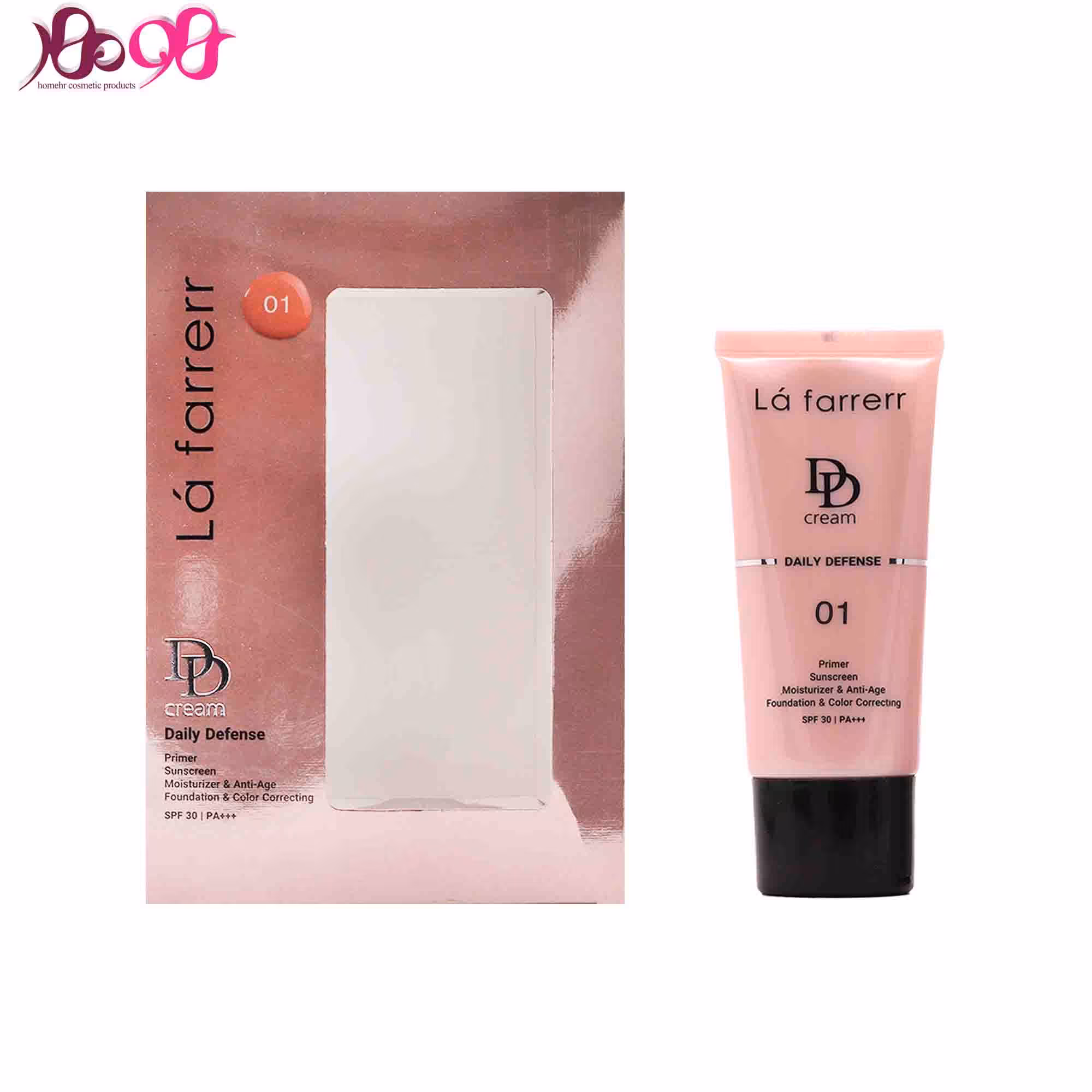 دی دی کرم لافارر شماره 1 رنگ لایت رز