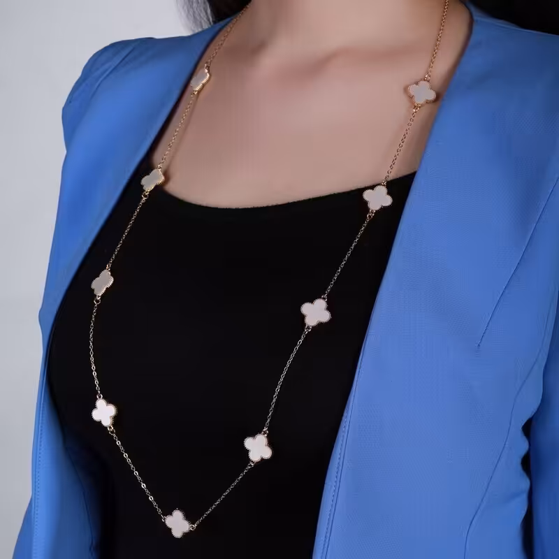 گردنبند  رومانتویی  طرح ون کلیف 104000100