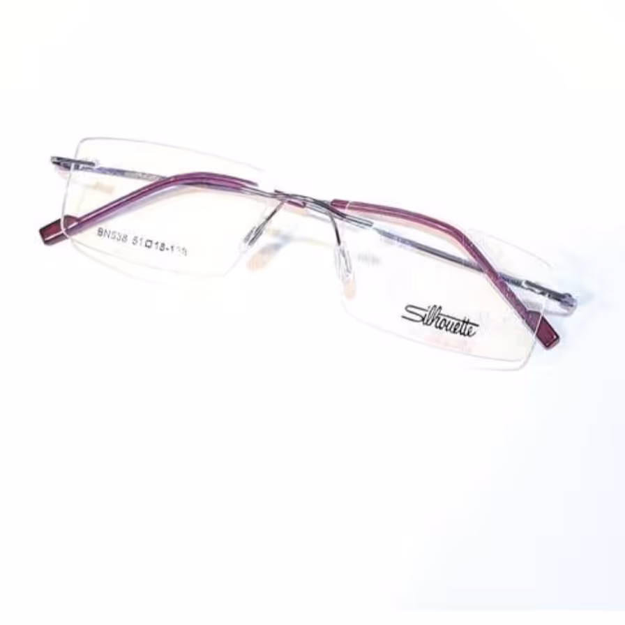 عینک طبی بی فریم  همراه با عدسی پلی کربنات 