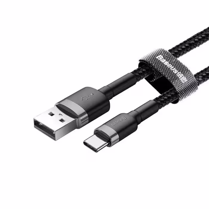 کابل تبدیل USB به Type-C باسئوس مدل CATKLF-B09 طول 1 متر - مشکی