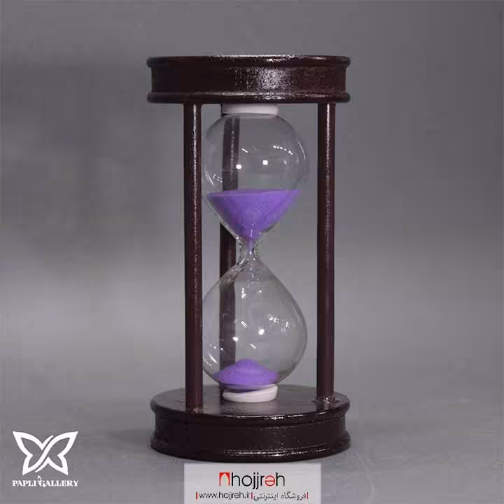 اطلاعات ، قیمت و خرید ساعت شنی چوبی | 5 دقیقه ای کد P38