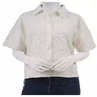 شومیز زنانه سفید آر ان اس RNS کد 11272362