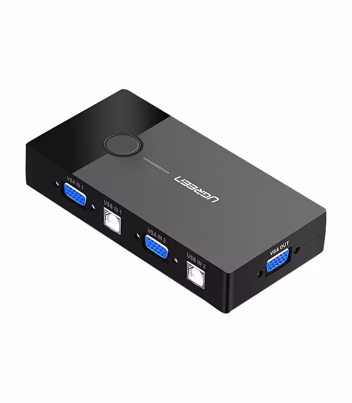 KVM سوئیچ 4 پورت VGA با پورت USB یوگرین مدل 30357