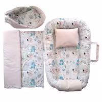 سرویس خواب 4 تکه گارددار طرح خرگوش صورتی