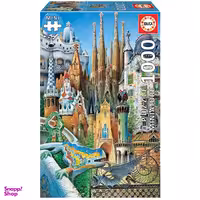 پازل 1000 تکه ادوکا طرح کلاژ گائودی کد 11874