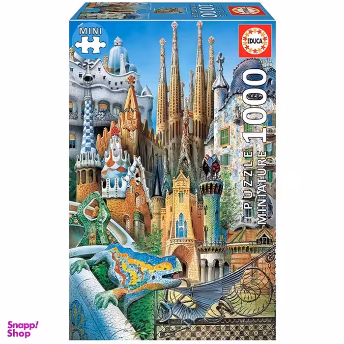 پازل 1000 تکه ادوکا طرح کلاژ گائودی کد 11874