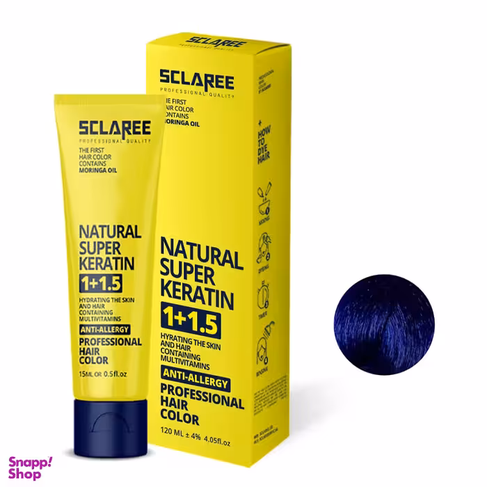 رنگ موی اسکلاره شماره 0.10 رواریاسیون آبی حجم 120 میلی لیتر