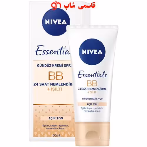 کرم مرطوب کننده نیوآ مدل Essentials BB 5in1 حجم 50 میلی متر Nivea Essentials BB 5in1 Moisturizing Cream 50ml
