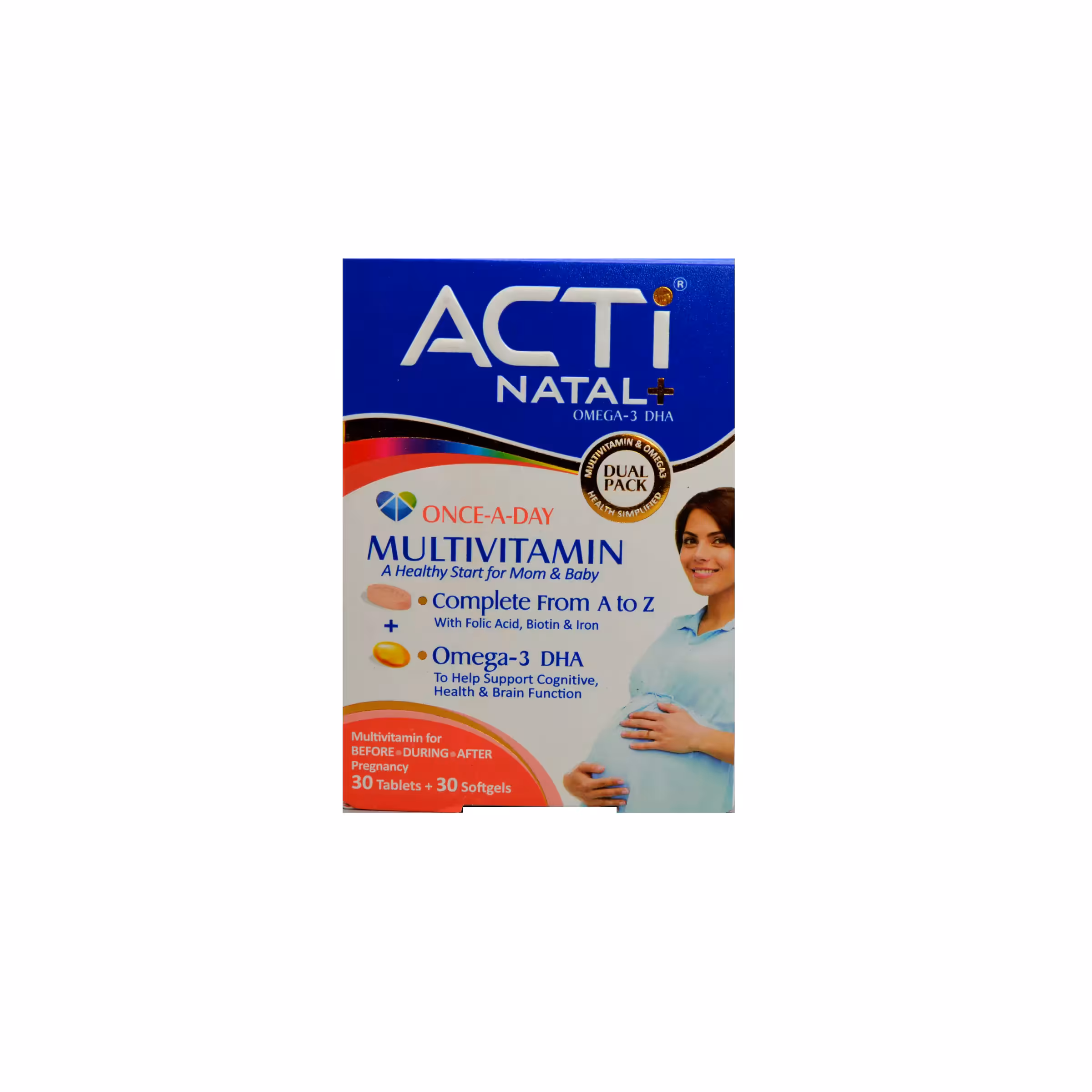 قرص اکتی ناتال پلاس امگا3 ابیان دارو