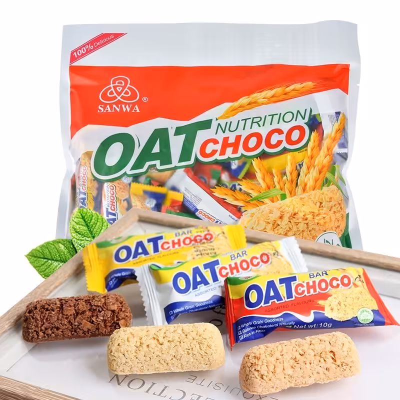 شکلات بیسکوئیتی غلات رژیمی اوت چوکو OAT CHOCO