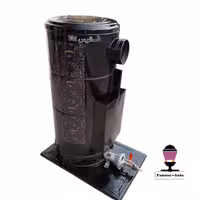 بخاری گازی صنعتی بزرگ-بخاری گازی سالنی مشعل دار