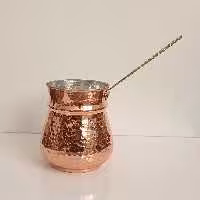 شیر جوش مسی دسته برنجی بزرگ نانو شده