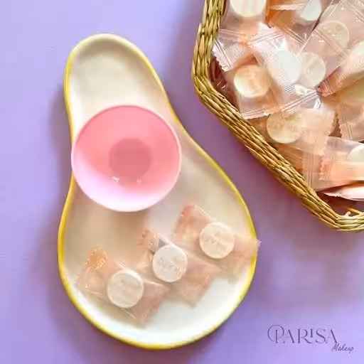 پد ماسک ورقه ای اماده بدون مواد برای شادابی و لطافت پوست صورت قابل استفاده یکبار