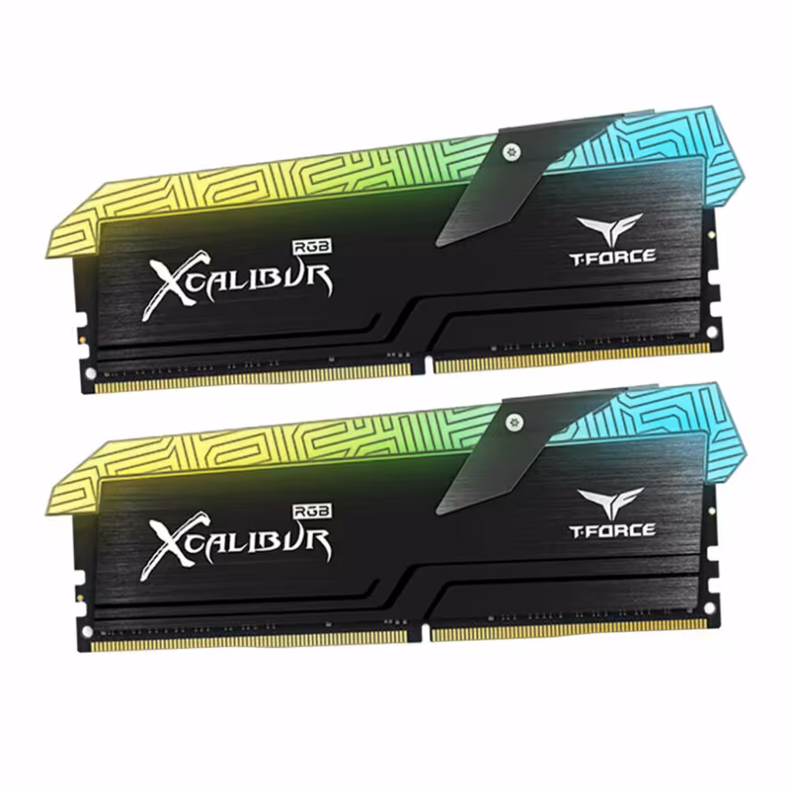 رم تیم گروپ T-force XCALIBUR SPECIAL EDITION‬‏ BLACK 16GB 8GBX2 4000Mhz CL18