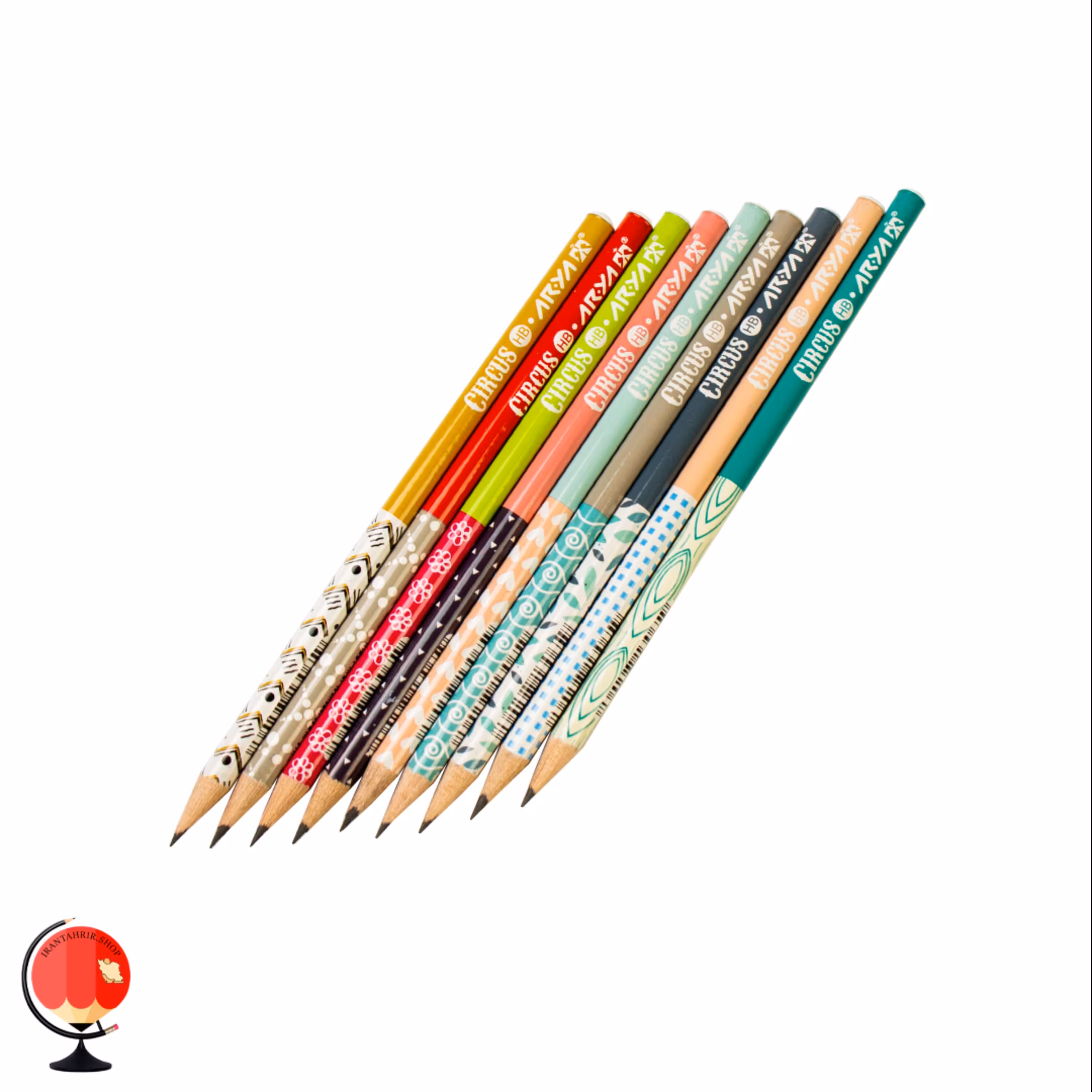 مداد مشکی آریا طرح سیرک کد 1275 