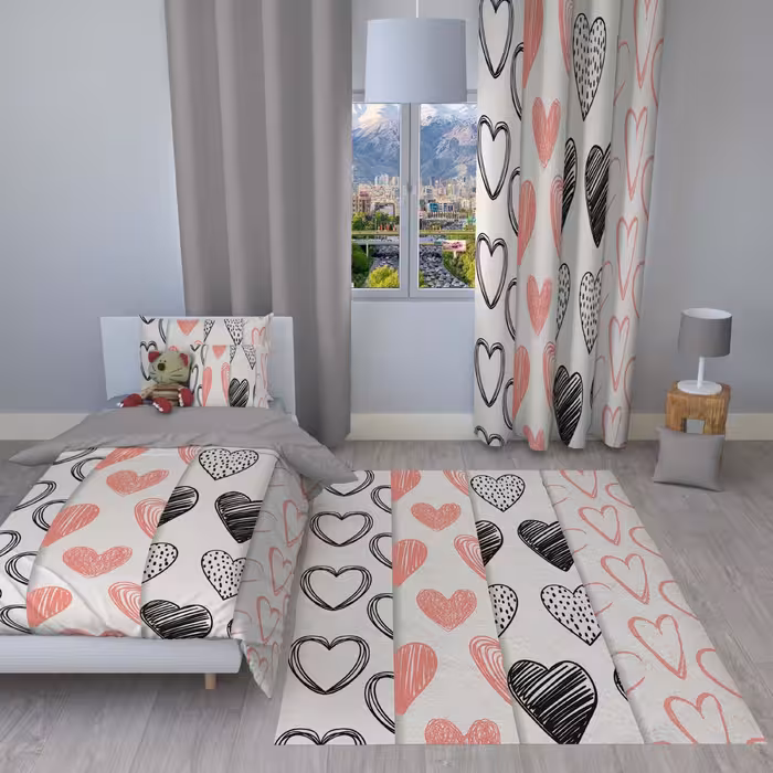 سرویس روتختی مدل 143 یک نفره 4 تکه سایز 140x230