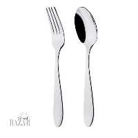 سرویس قاشق و چنگال 98 پارچه ناب استیل مدل ورونا