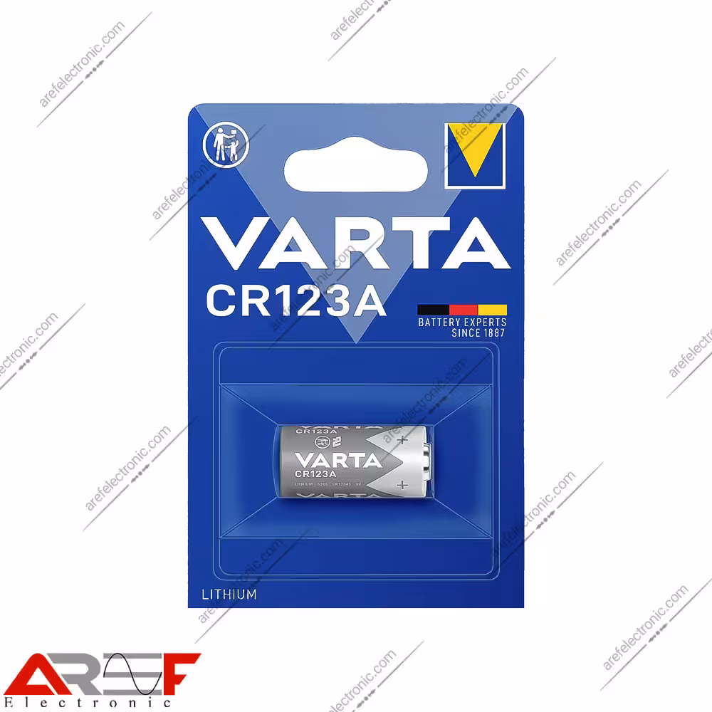 باتری لیتیومی CR123A وارتا - فروشگاه عارف الکترونیک