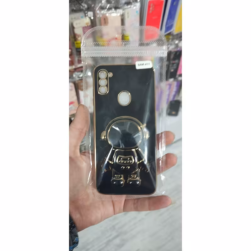 گارد آدم فضایی هولدردار سامسونگ A11 رنگ مشکی