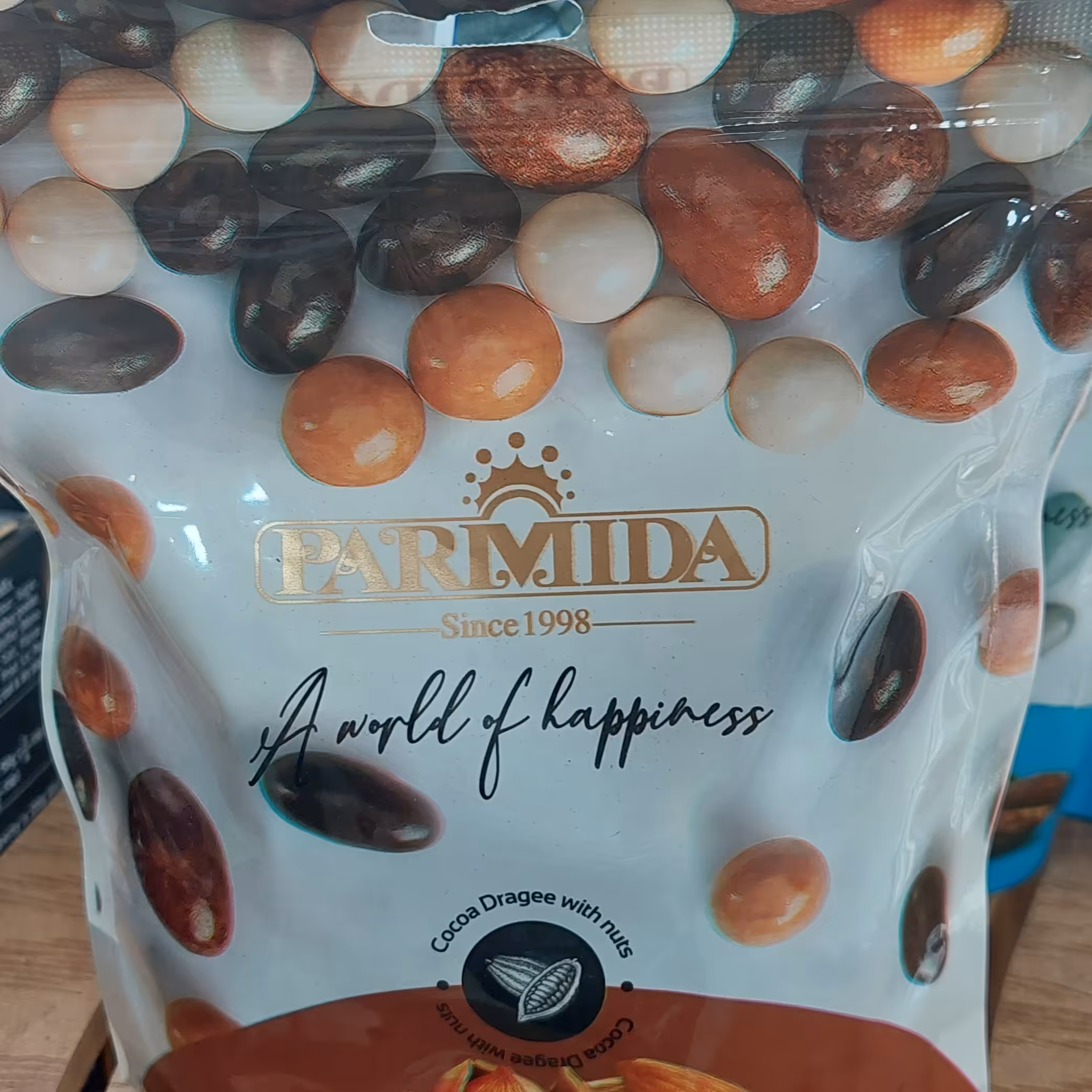 دراژه کاکائویی پارمیدا  مغزدار    کالابرگ  