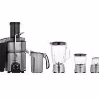 ابمیوه گیری و مخلوط کن و غذاساز 4 کاره پایه استیل مارک مایر 