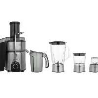 ابمیوه گیری و مخلوط کن و غذاساز 4 کاره پایه استیل مارک مایر 
