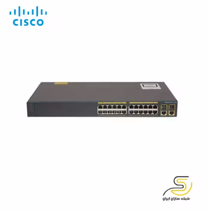 سوئیچ 24 پورت POE سیسکو مدل WS-C2960-24PC-L ریفر