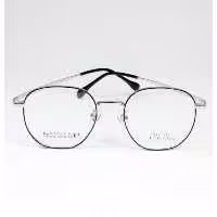 فریم عینک طبی اسپرت نقره ای فلزی 3032