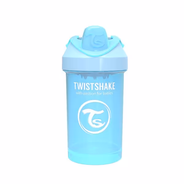 لیوان آموزشی 300 میل آبی پاستل تویست شیک Twistshake
