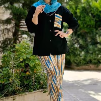 ست شومیز شلوار عیدانه
