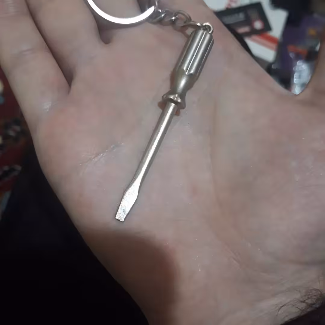 جاکلیدی جاسوییچی ابزارپیچگوشتی دوسو فلزی خارجی کمیاب کاربردی دکوری تزیینی کلکسیونی خاص وزیبا