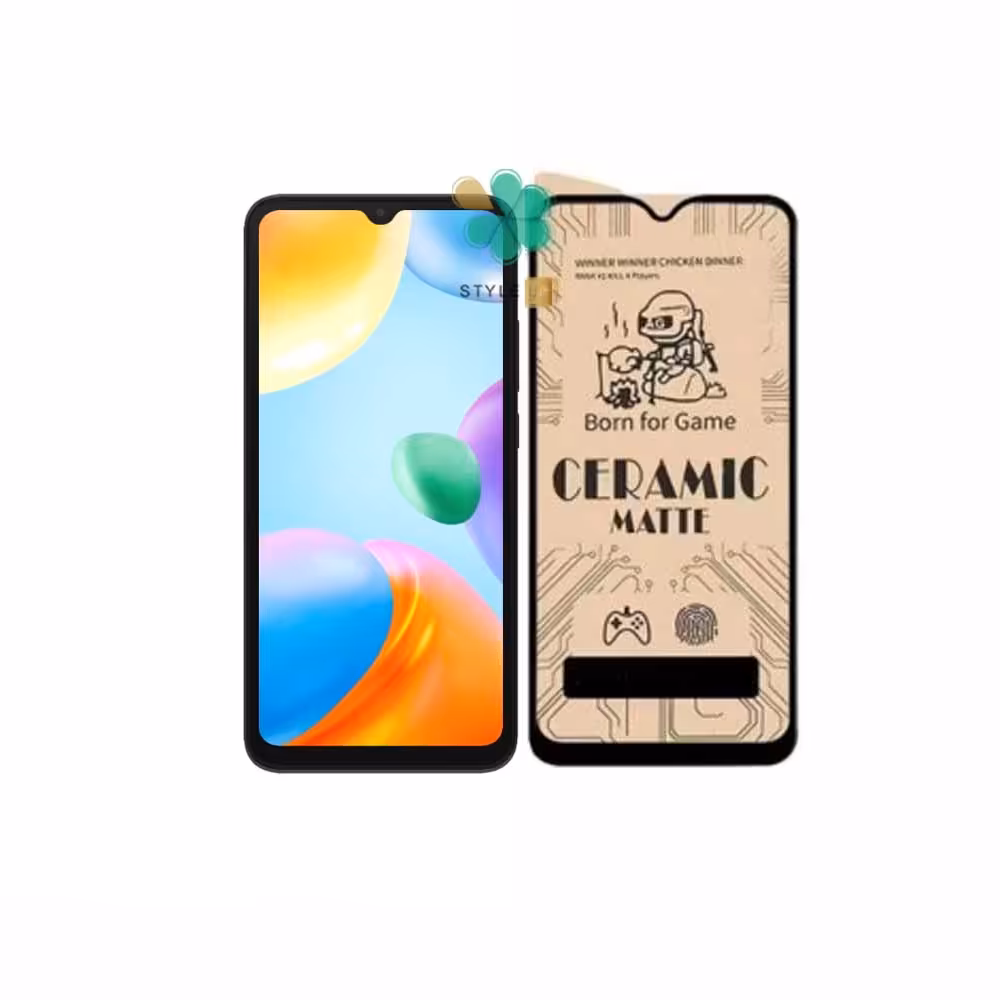 گلس گوشی سرامیکی مات مناسب شیائومی Redmi 10C