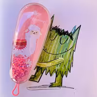 برس گره باز کن  آکواریومی کودک