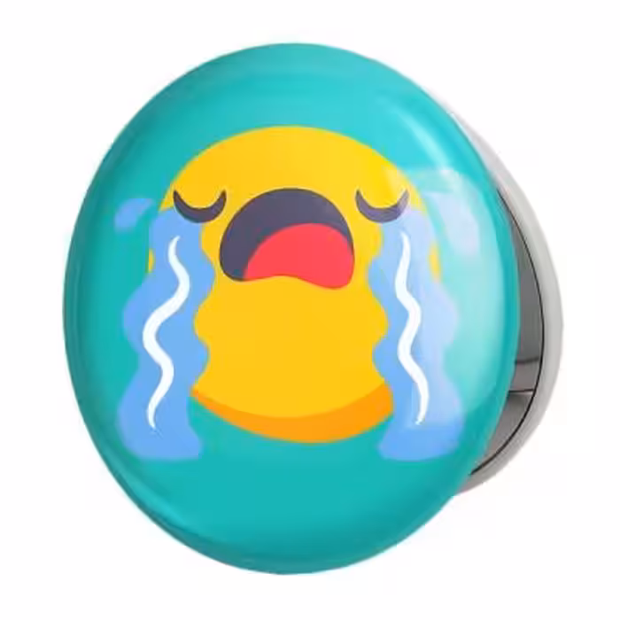 آینه جیبی خندالو طرح ایموجی Emoji مدل تاشو کد 3003