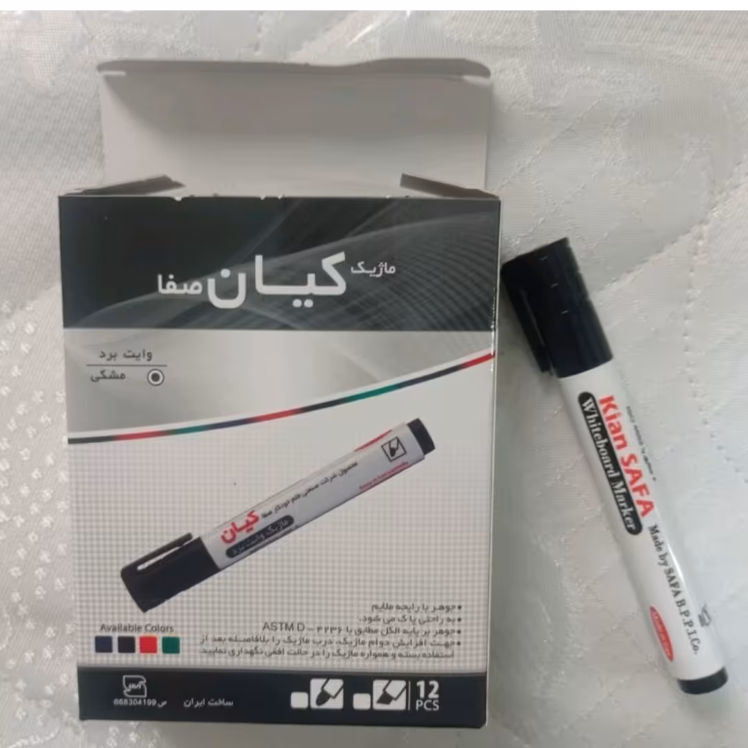 ماژیک وایت برد کیان صفا مشکی
