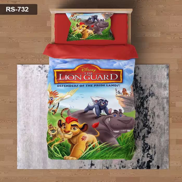 سرویس روتختی 1 نفره تنسل چاپی برندترک لند (Turk Land)  کد rs 732