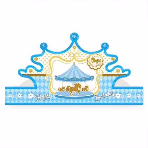 تاج کراسل آبی