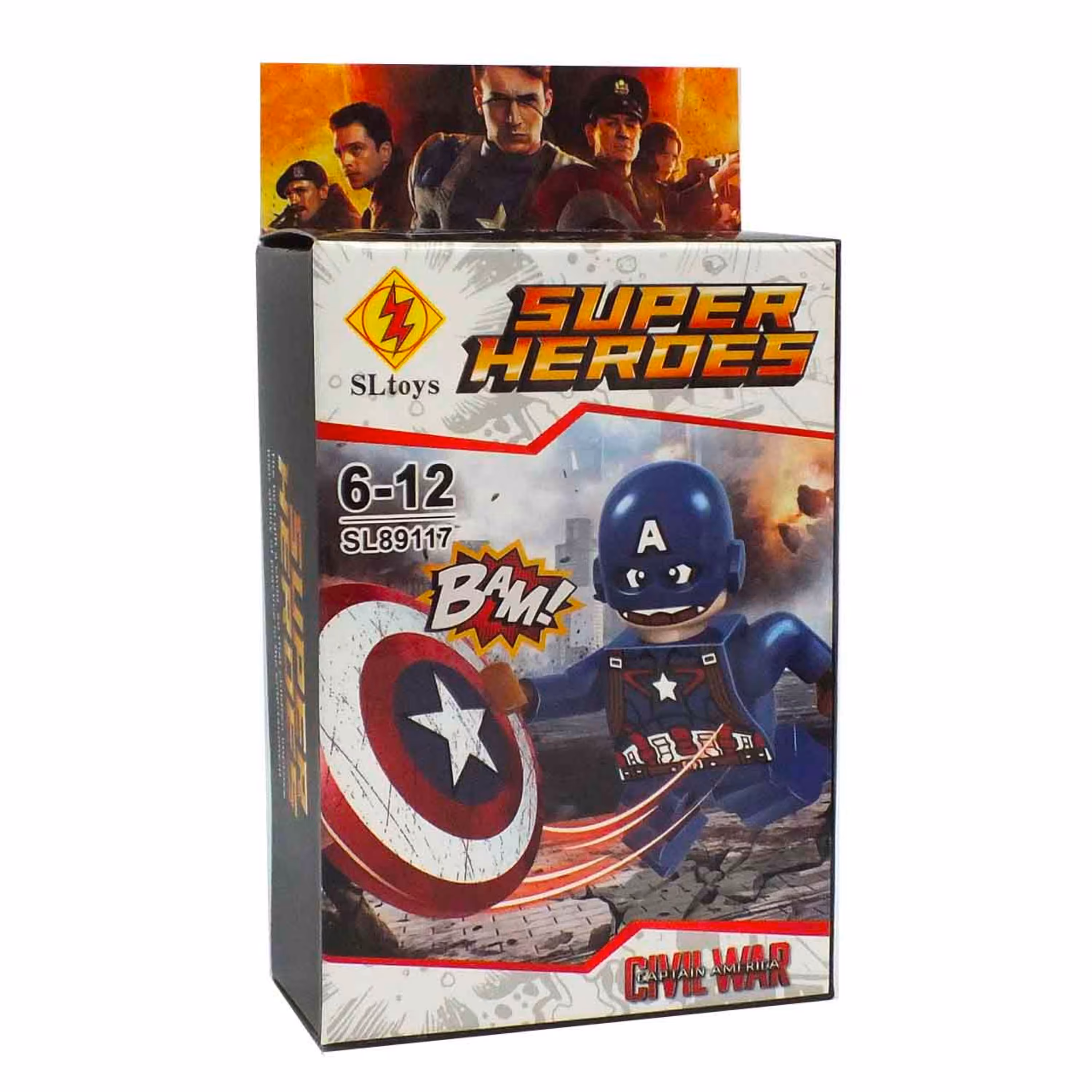 لگو سوپر هیرو کاپیتان آمریکا SL 89117A-427