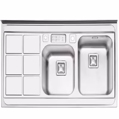 سینک ظرفشویی 1065 روکار ایلیا استیل