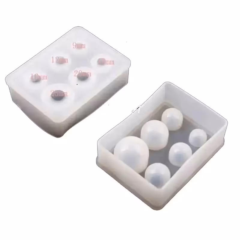 قالب سیلیکونی گوی شش تایی