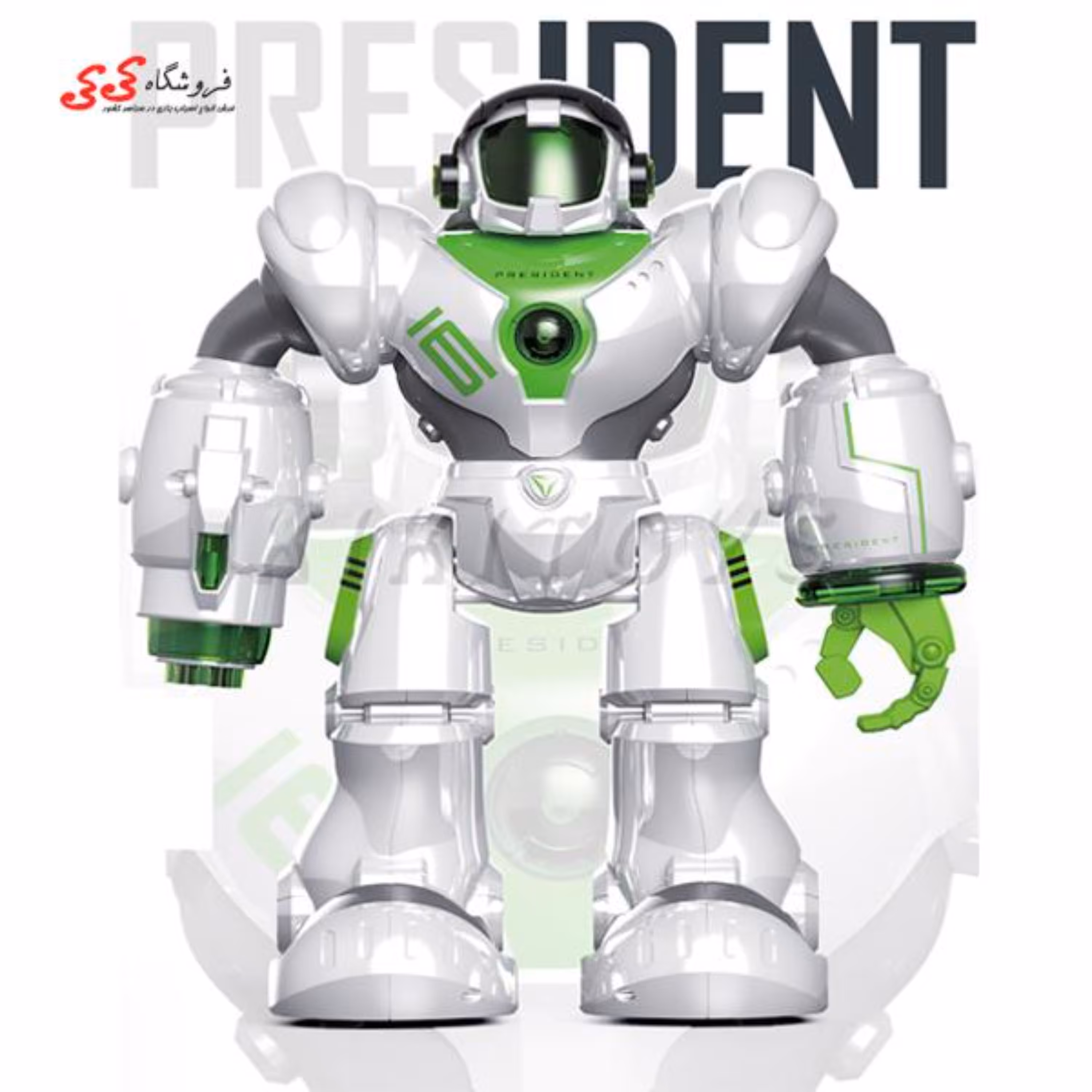 اسباب بازی ربات کنترلی با پرتاب تیرROBOCOP PRESIDENT 5088