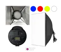 نور ثابت عکاسی و تصویر برداری Answer TS-025 Pro LCD به همراه سافت باکس