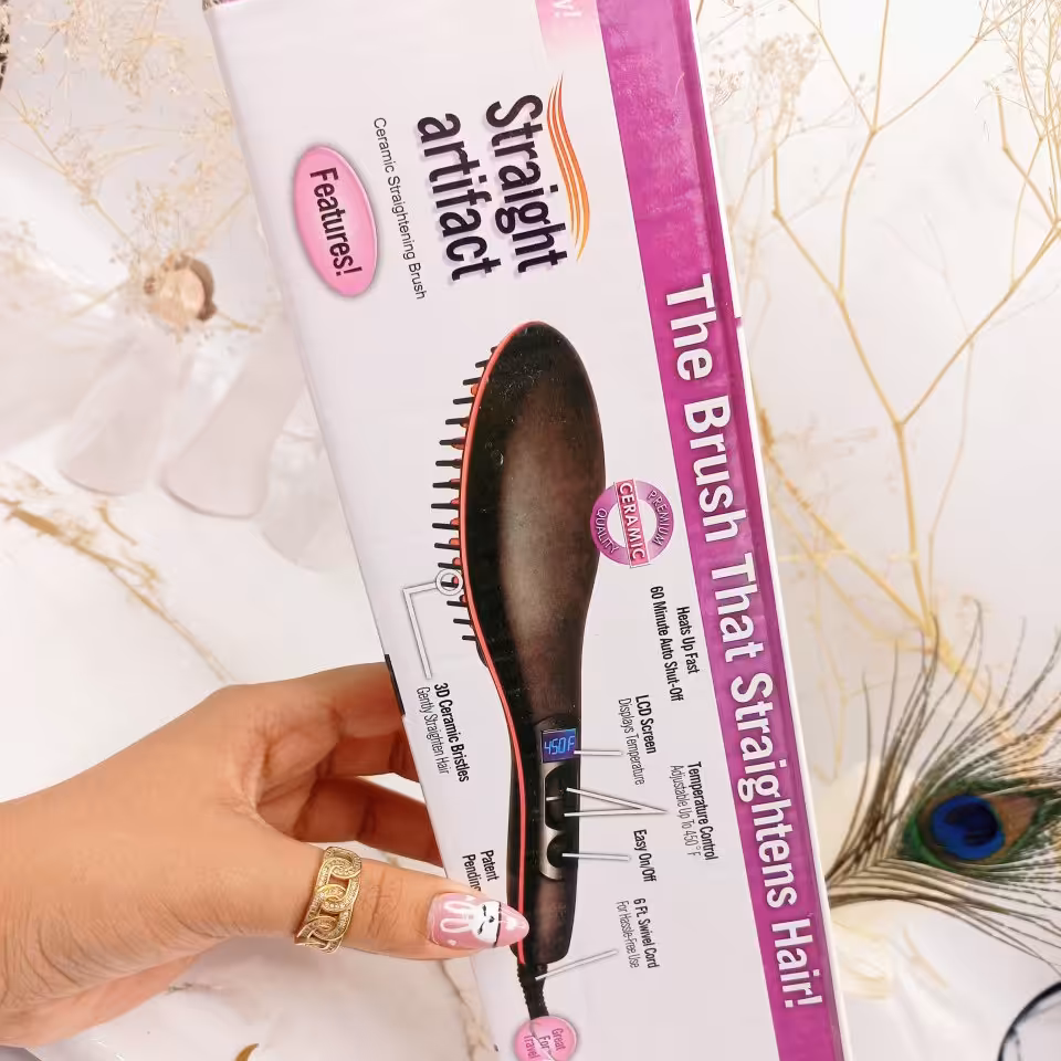 برس حرارتی مو Straight artifact                     