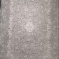 فرش ماشینی 1200 شانه طرح افشان رنگ فیلی 9 متری کاشان