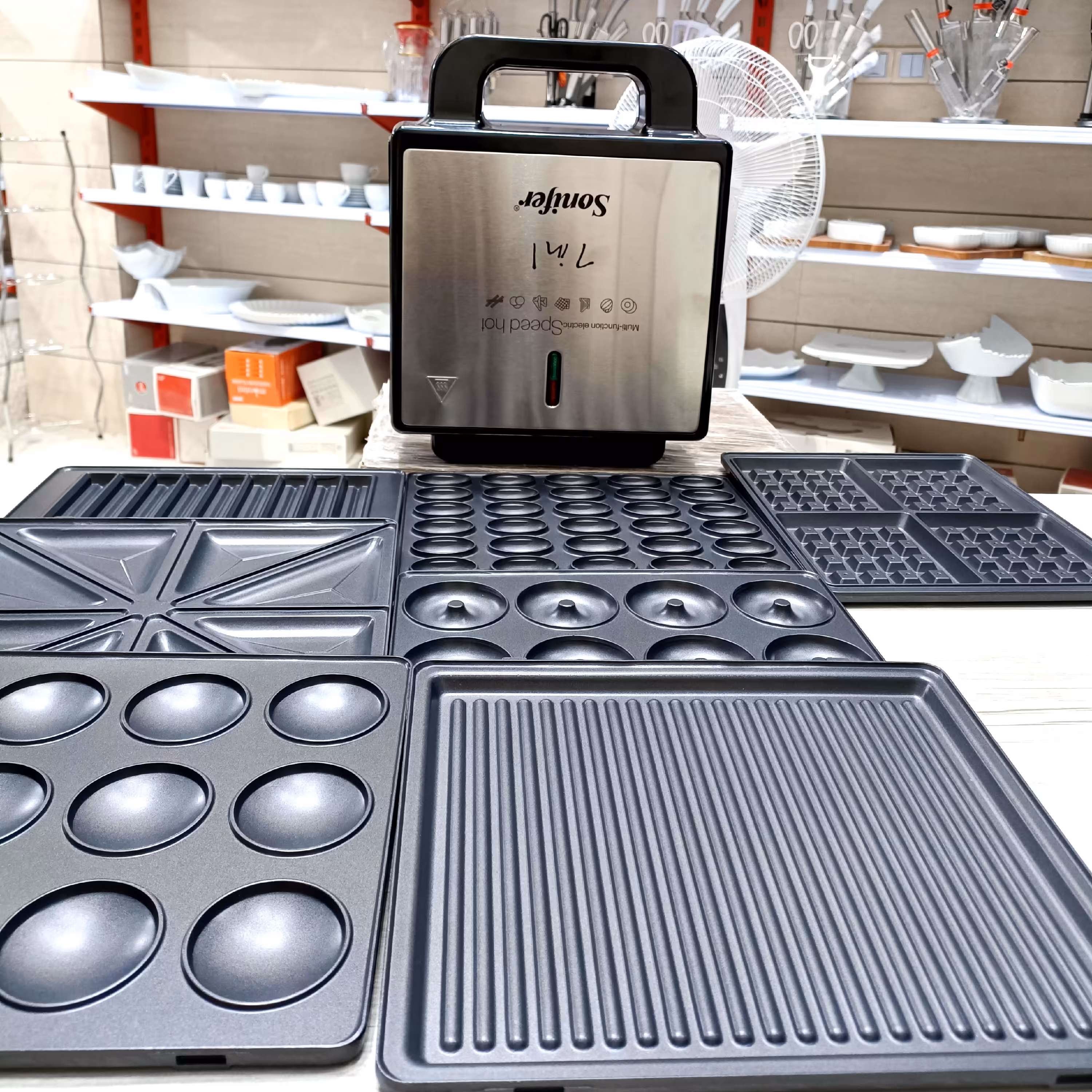 ساندویچ ساز 7 کاره سونیفر سایز بزرگ مدل SF-6144