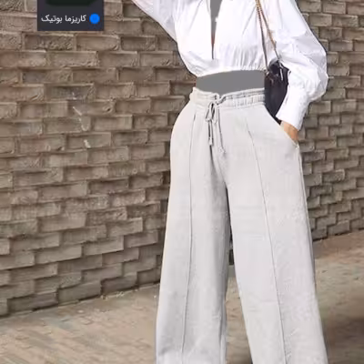 شلوار بگی راسته گشاد وارداتی