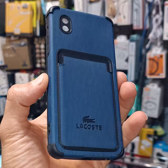 قاب گارد کاور Samsung a01core ایربگ دار جاکارتی دار  سرمه ای سامسونگ ا صفر یک کور
