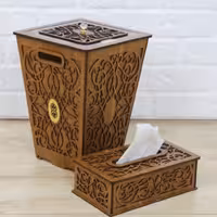 سطل و جلد دستمال لیزری